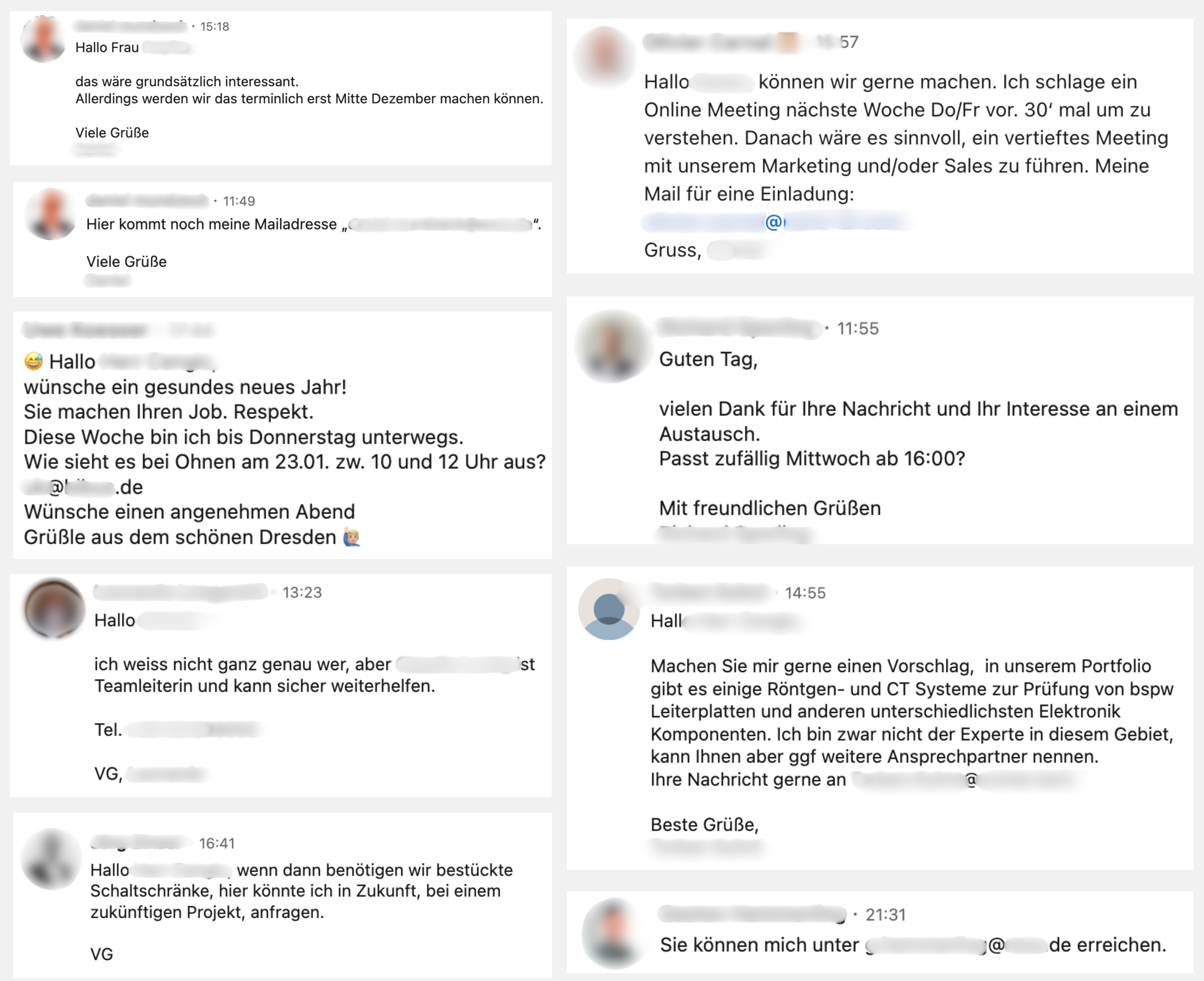 Outreach Kampagnen Ergebnisse